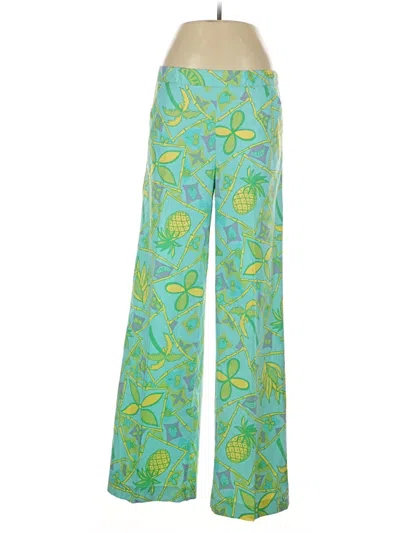 Pre-owned Lilly Pulitzer Casual Pants In Green