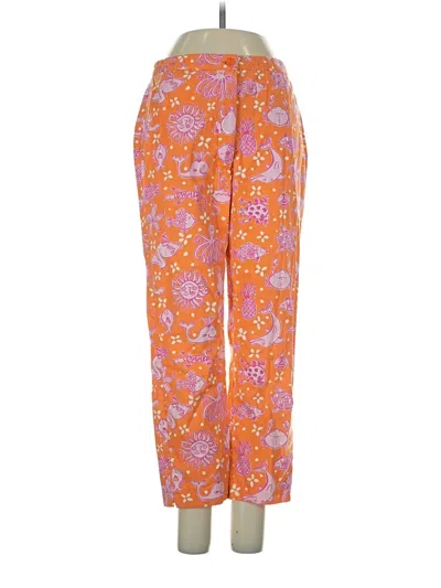 Pre-owned Lilly Pulitzer Casual Pants In Orange