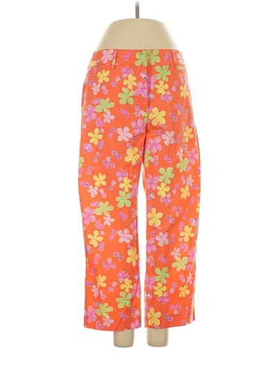 Pre-owned Lilly Pulitzer Casual Pants In Orange