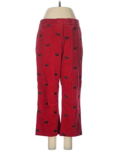Pre-owned Lilly Pulitzer Casual Pants In Red