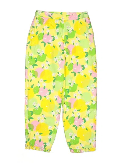 Pre-owned Lilly Pulitzer Kids' Casual Pants In Yellow