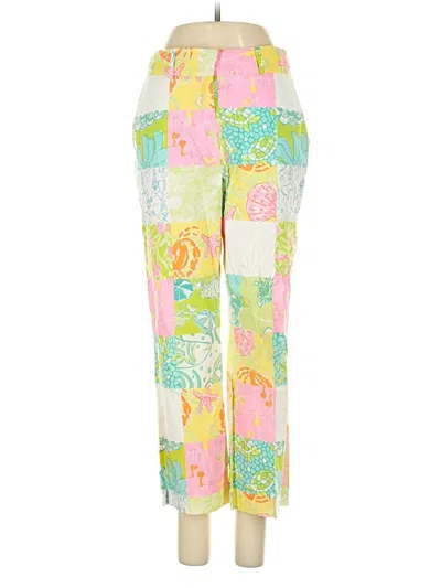Pre-owned Lilly Pulitzer Casual Pants In Yellow