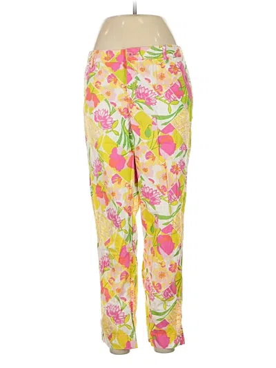 Pre-owned Lilly Pulitzer Casual Pants In Yellow