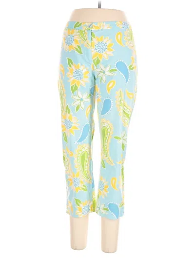 Pre-owned Lilly Pulitzer Casual Pants In Yellow