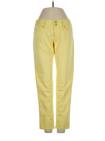 Pre-owned Lilly Pulitzer Casual Pants In Yellow