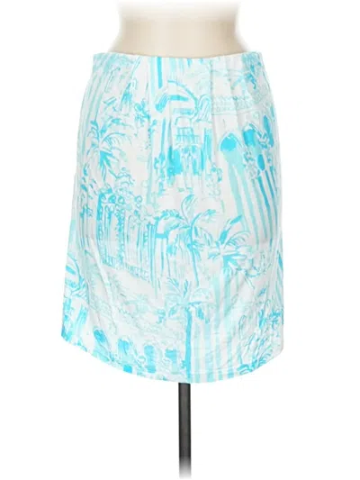Pre-owned Lilly Pulitzer Casual Skirt In Blue