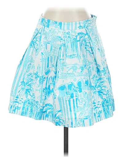 Pre-owned Lilly Pulitzer Casual Skirt In Blue