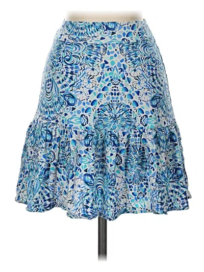 Pre-owned Lilly Pulitzer Casual Skirt In Blue