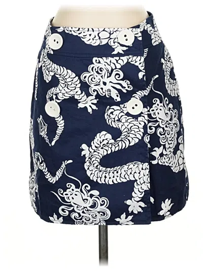 Pre-owned Lilly Pulitzer Casual Skirt In Blue