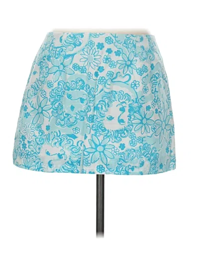 Pre-owned Lilly Pulitzer Casual Skirt In Blue