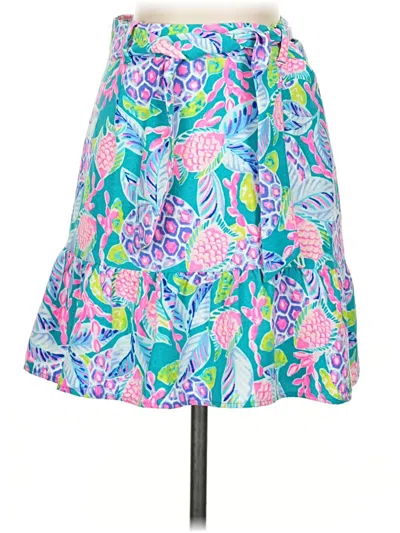 Pre-owned Lilly Pulitzer Casual Skirt In Blue