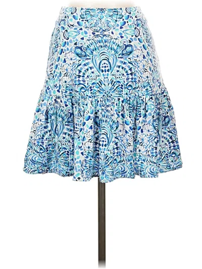 Pre-owned Lilly Pulitzer Casual Skirt In Blue
