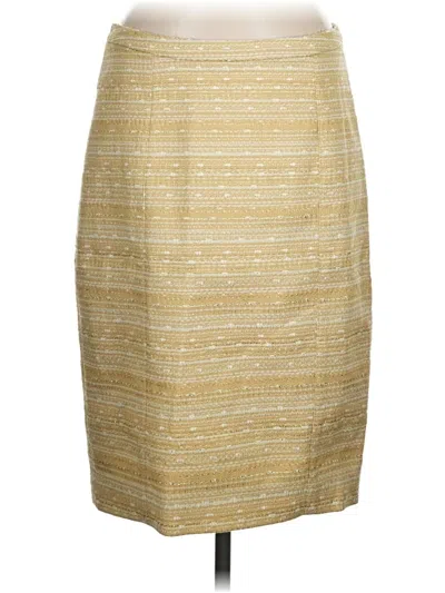 Pre-owned Lilly Pulitzer Casual Skirt In Gold