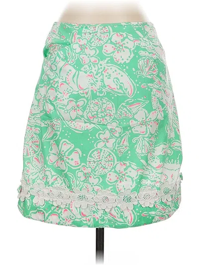 Pre-owned Lilly Pulitzer Casual Skirt In Green