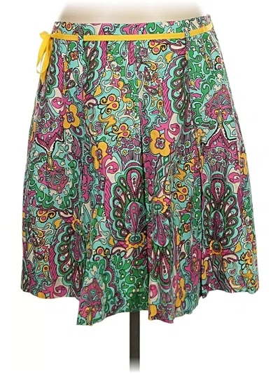 Pre-owned Lilly Pulitzer Casual Skirt In Green
