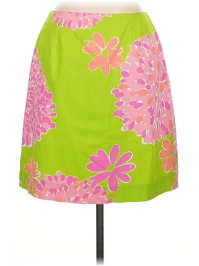 Pre-owned Lilly Pulitzer Casual Skirt In Green