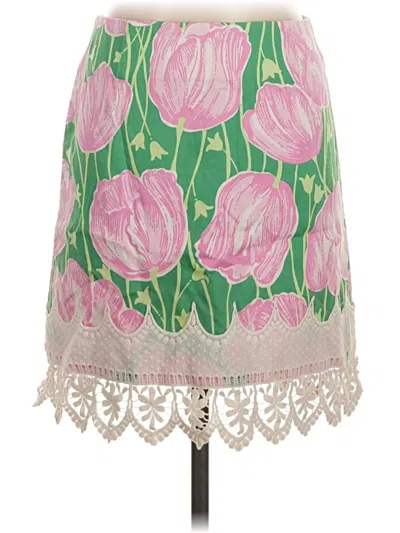 Pre-owned Lilly Pulitzer Casual Skirt In Green