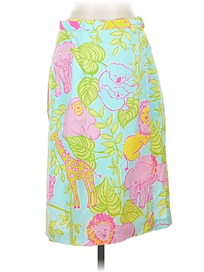 Pre-owned Lilly Pulitzer Casual Skirt In Green
