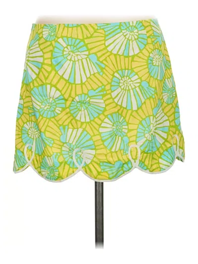 Pre-owned Lilly Pulitzer Casual Skirt In Green