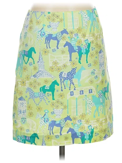 Pre-owned Lilly Pulitzer Casual Skirt In Green