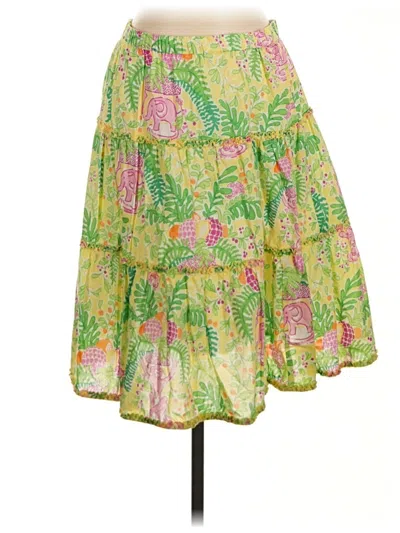 Pre-owned Lilly Pulitzer Casual Skirt In Green