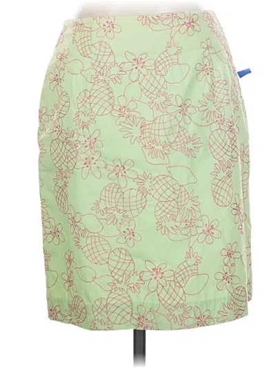 Pre-owned Lilly Pulitzer Casual Skirt In Green
