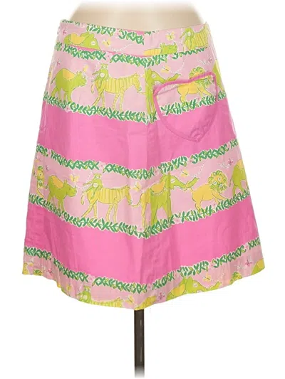 Pre-owned Lilly Pulitzer Casual Skirt In Pink