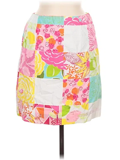 Pre-owned Lilly Pulitzer Casual Skirt In Pink