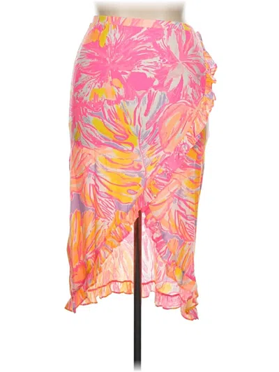 Pre-owned Lilly Pulitzer Casual Skirt In Pink