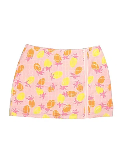 Pre-owned Lilly Pulitzer Casual Skirt In Pink