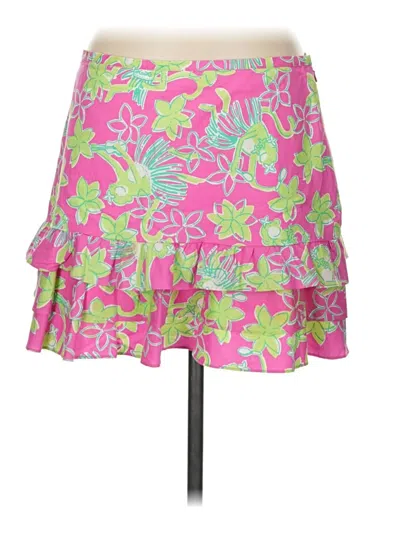Pre-owned Lilly Pulitzer Casual Skirt In Pink