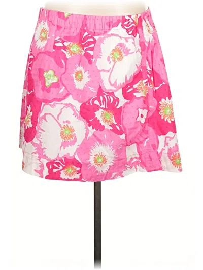 Pre-owned Lilly Pulitzer Casual Skirt In Pink
