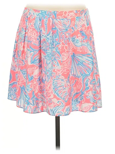 Pre-owned Lilly Pulitzer Casual Skirt In Pink