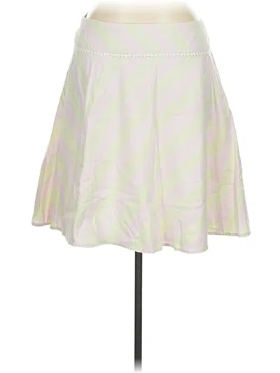 Pre-owned Lilly Pulitzer Casual Skirt In White