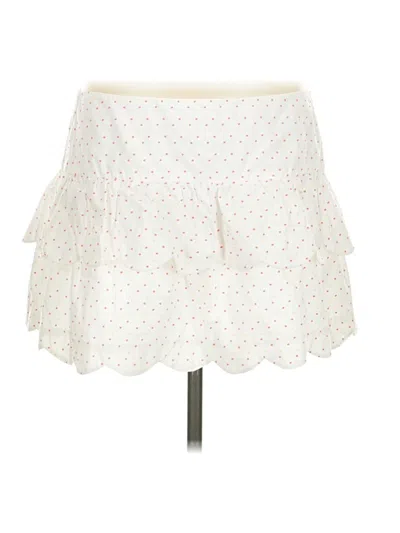 Pre-owned Lilly Pulitzer Casual Skirt In White