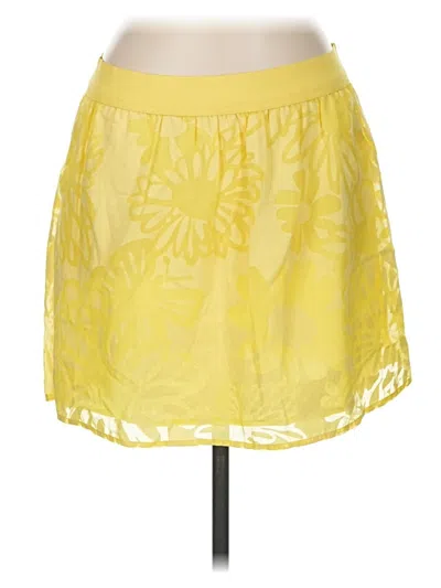 Pre-owned Lilly Pulitzer Casual Skirt In Yellow