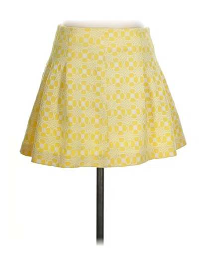 Pre-owned Lilly Pulitzer Casual Skirt In Yellow