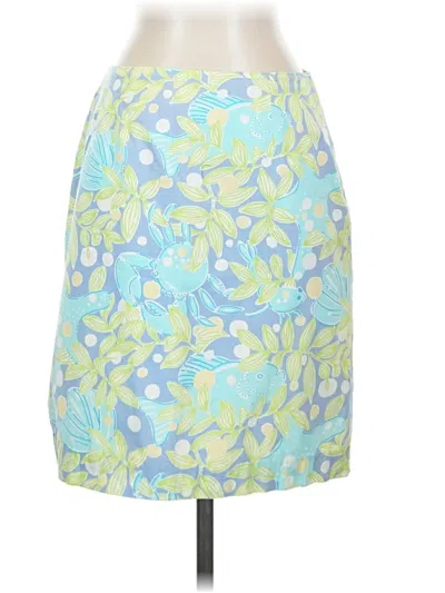 Pre-owned Lilly Pulitzer Casual Skirt In Yellow