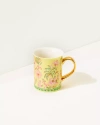 Lilly Pulitzer Ceramic Mug In Finch Yellow Tropical Oasis Engineered