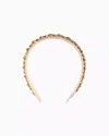 Lilly Pulitzer Chain Embellished Headband In Gold Metallic