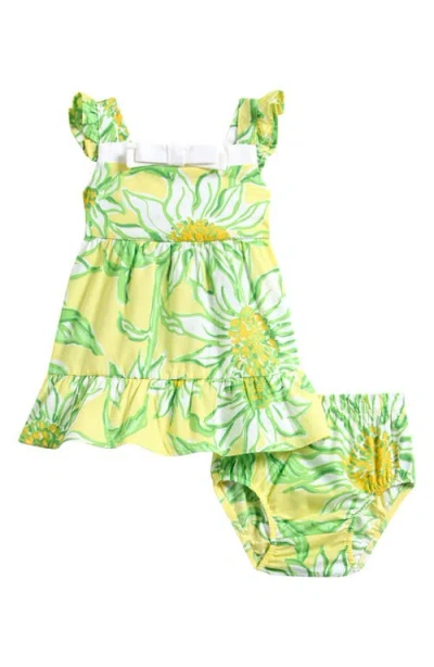 Lilly Pulitzer Babies' ® Charlize Floral Tiered Cotton Dress & Bloomers Set