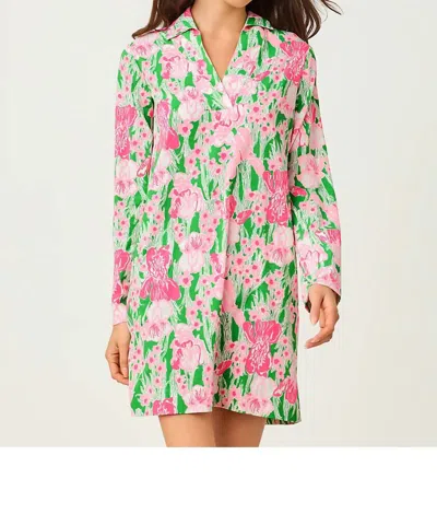 Lilly Pulitzer Chessie Mini Dress In Putting Green Hannah In Multi