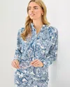 Lilly Pulitzer Chiara Terry Hoodie Pullover In Blue