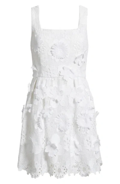 Lilly Pulitzer ® Cindy Floral Appliqué Skirted Romper In White