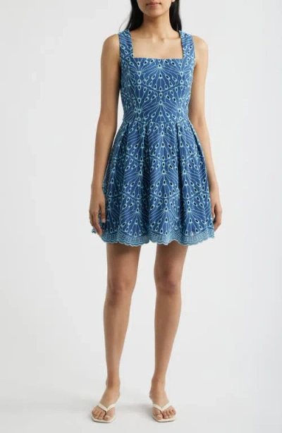 Lilly Pulitzer ® Cindy Skirted Romper In Blue