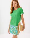 Lilly Pulitzer Clairmont Ric Rac Trimmed Knit Top In Fauna Green