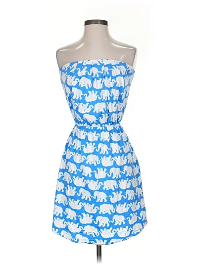 Pre-owned Lilly Pulitzer Cocktail Dress In Blue