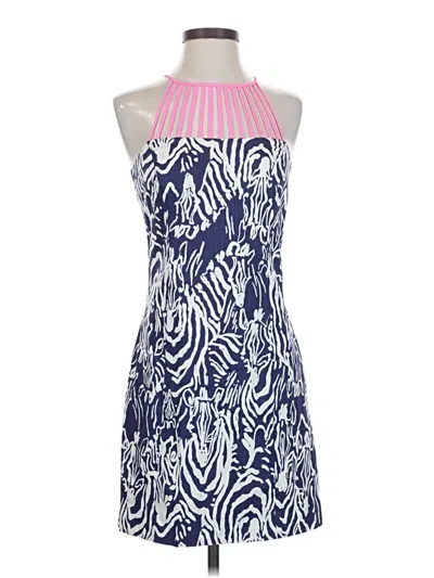 Pre-owned Lilly Pulitzer Cocktail Dress In Blue