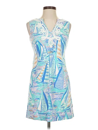 Pre-owned Lilly Pulitzer Cocktail Dress In Blue