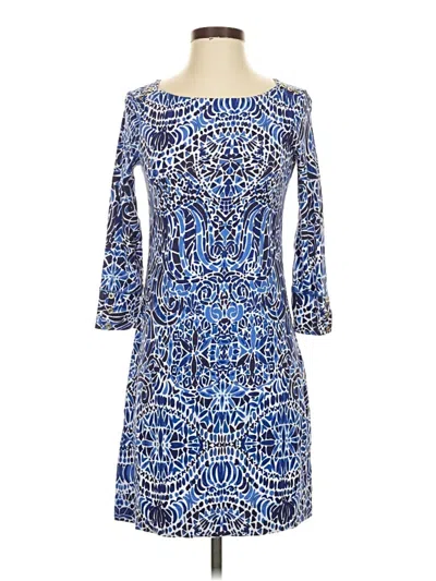 Pre-owned Lilly Pulitzer Cocktail Dress In Blue